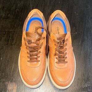 Clarks Men's Tan and Brown Sneakers